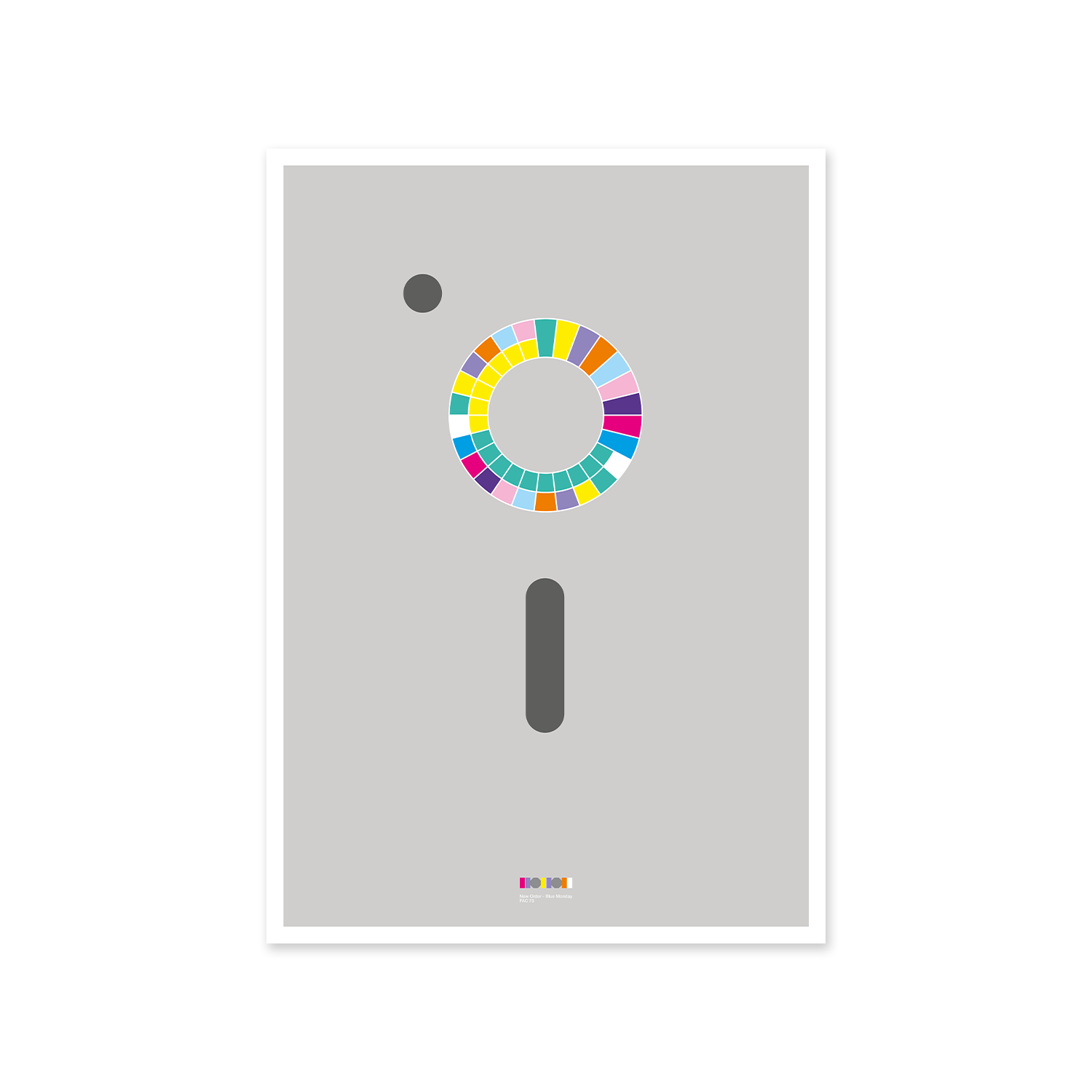 Blue Monday Wheel Lithograph [Numbered] New Order Official Store